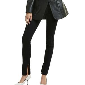 Ksubi Luna Legging High Waist Power Stretch Denim Ankle Zip Black Cherry 30" NWT